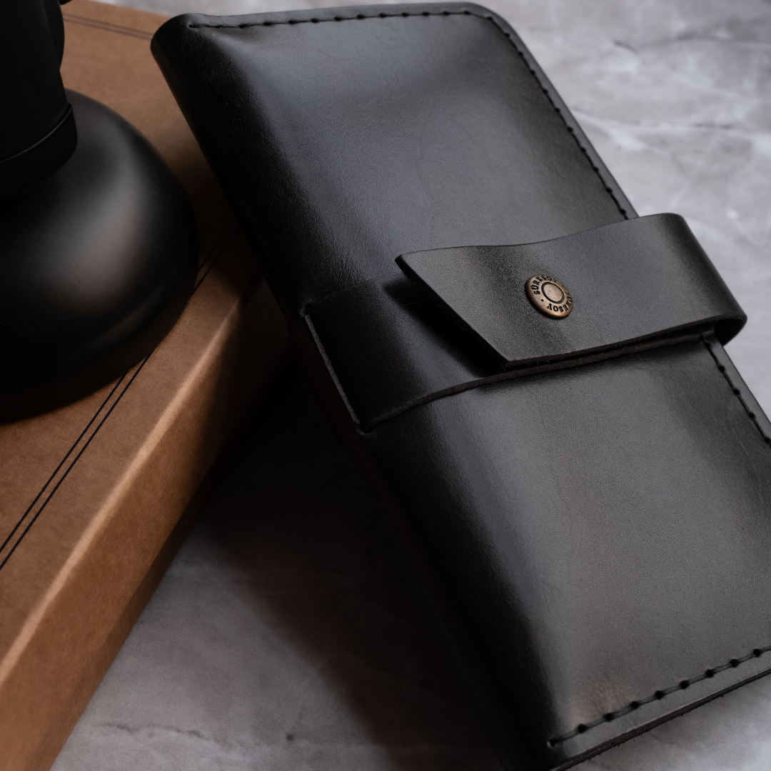 "Seren Pro" Lüks Hakiki Deri Uzun Cüzdan / Anahtarlık Hediye