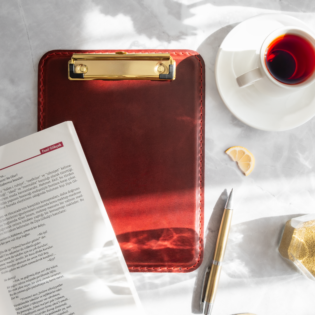 "Günay" Lüks Hakiki Deri Sekreterlik / Anahtarlık Hediye