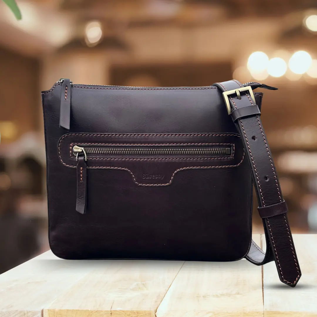 "Andaç" Lüks Hakiki Deri Çanta / Anahtarlık Hediye Kargo, İsim Kazıma, Hediye Paketi Ücretsiz !