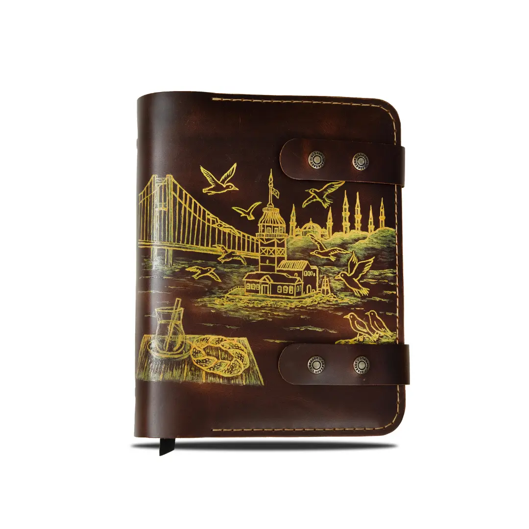 "Parla A5 Pro-Caramel🍯" KIZ KULESİ Yedi Tepeli Şehir İstanbul Limitli Seri 1 / Sulu Boya ile İsim Yazma, Ayraç, Anahtarlık Hediye Kargo, İsim Kazıma, Hediye Paketi Ücretsiz !