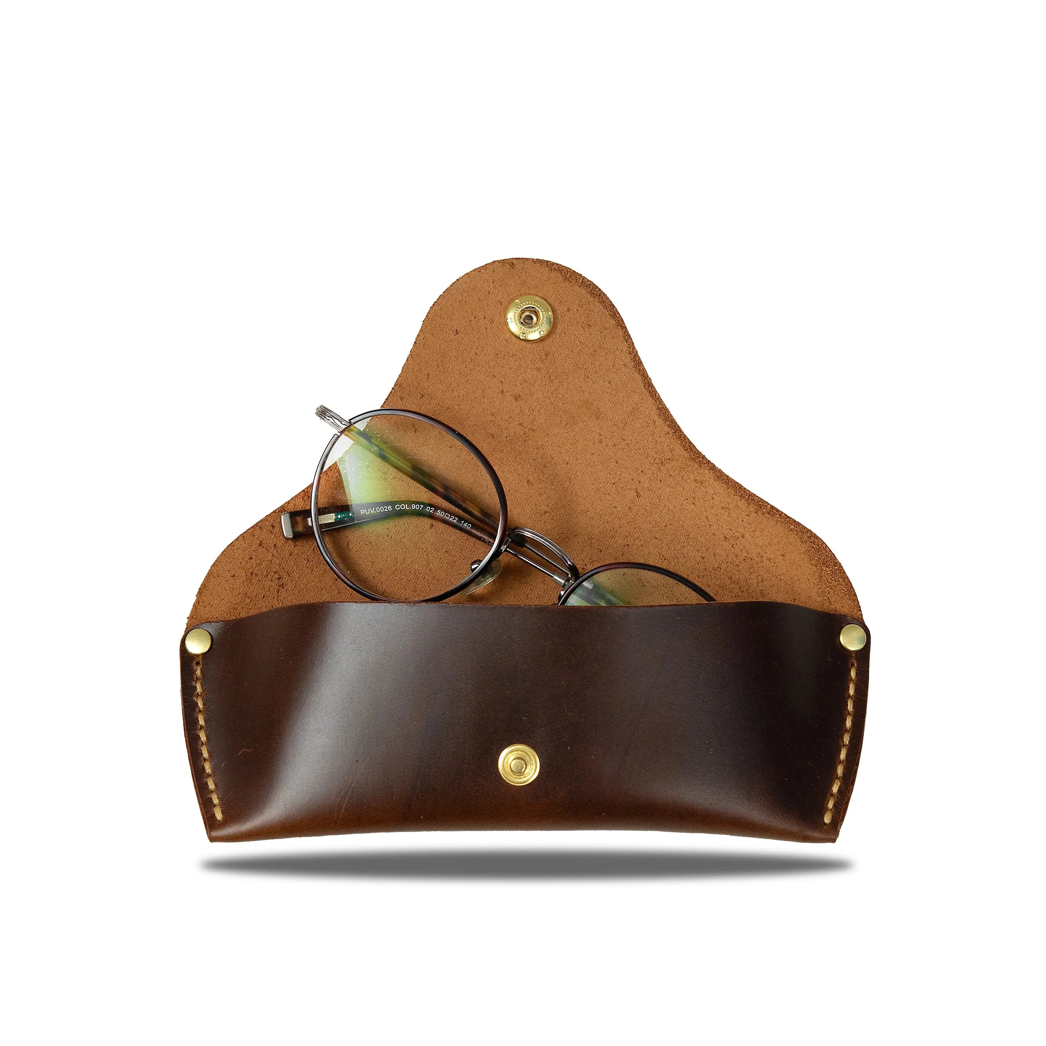 "Ongan - Caramel🍯" Lüks Hakiki Deri Gözlük Kılıfı / Anahtarlık Hediye Kargo, İsim Kazıma, Hediye Paketi Ücretsiz !