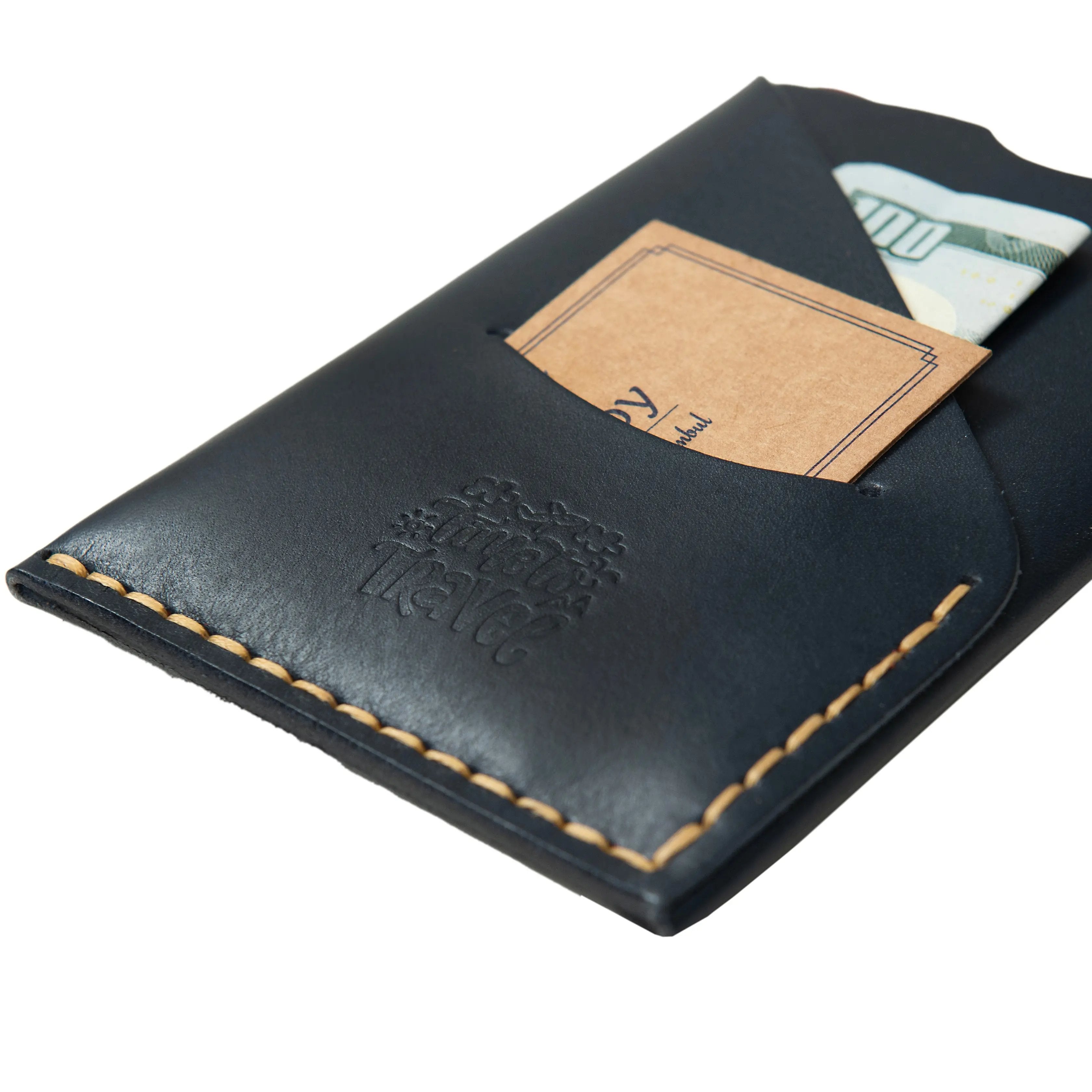 "Doruk - Lacivert" Lüks Hakiki Deri Pasaportluk / Anahtarlık Hediye suresoy