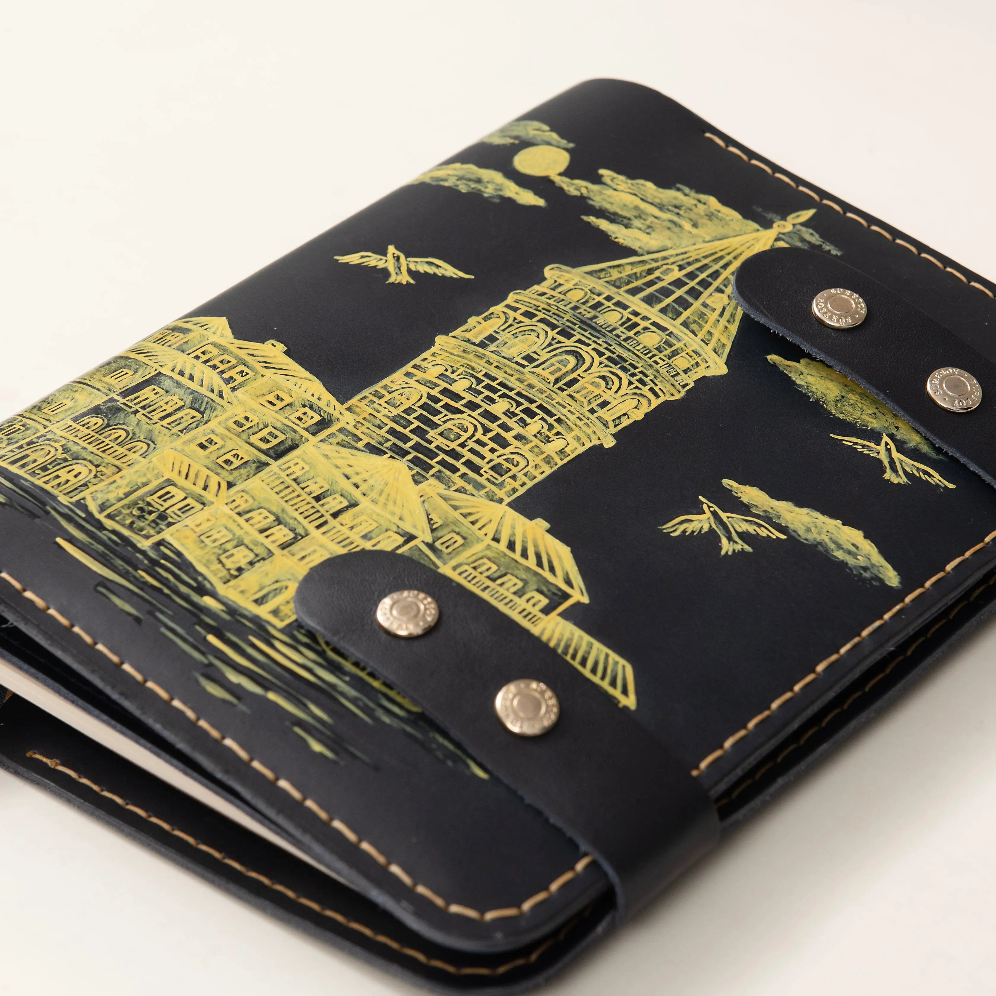 "Güneri A5 Pro-Lacivert" GALATA Yedi Tepeli Şehir İstanbul Limitli Seri 2 / Sulu Boya ile İsim Yazma, Ayraç, Anahtarlık Hediye Kargo, İsim Kazıma, Hediye Paketi Ücretsiz !