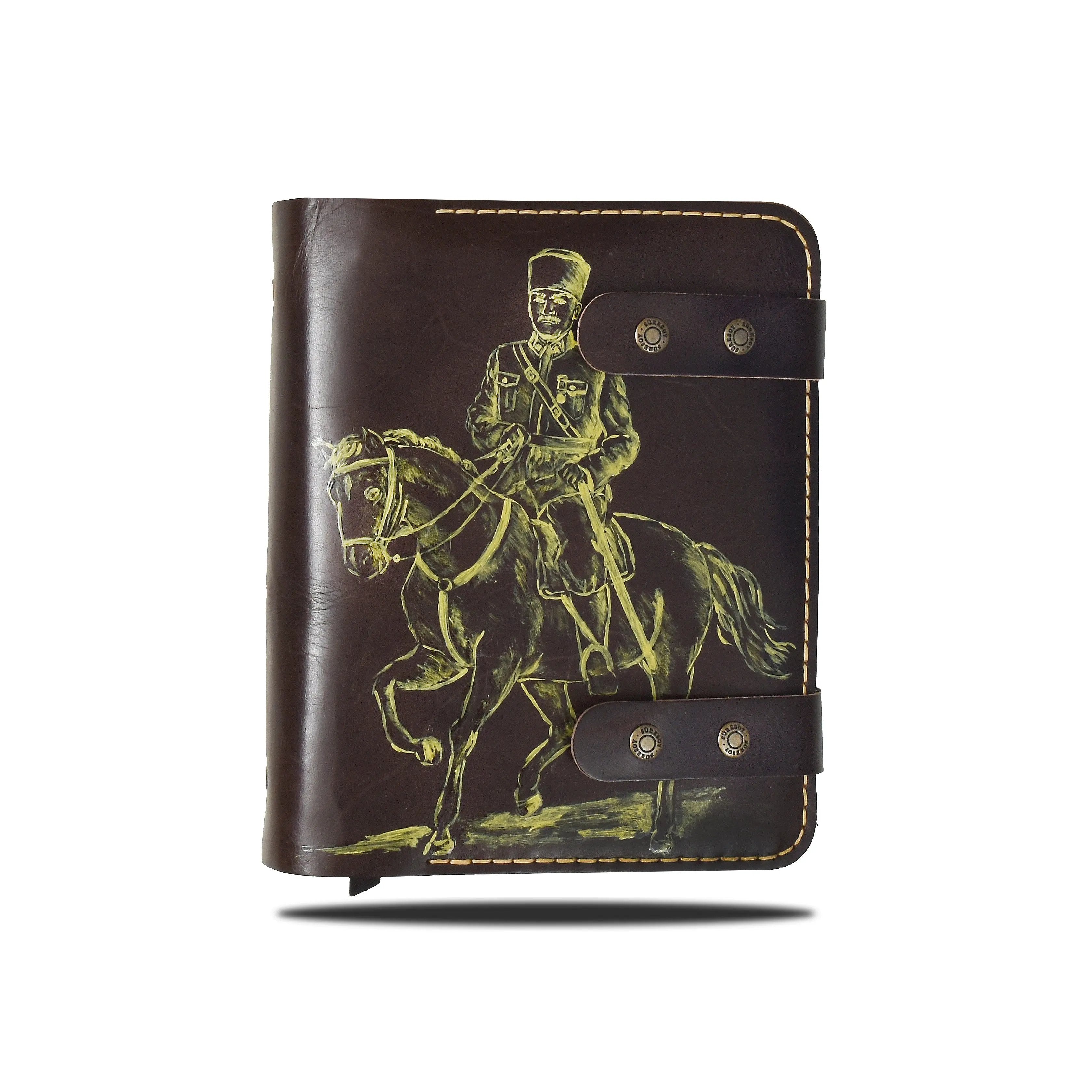 "Parla A5-Chocolate" ATATÜRK Limitli Seri 1 / Sulu Boya ile İsim Yazma, Ayraç, Anahtarlık Hediye Kargo, İsim Kazıma, Hediye Paketi Ücretsiz !