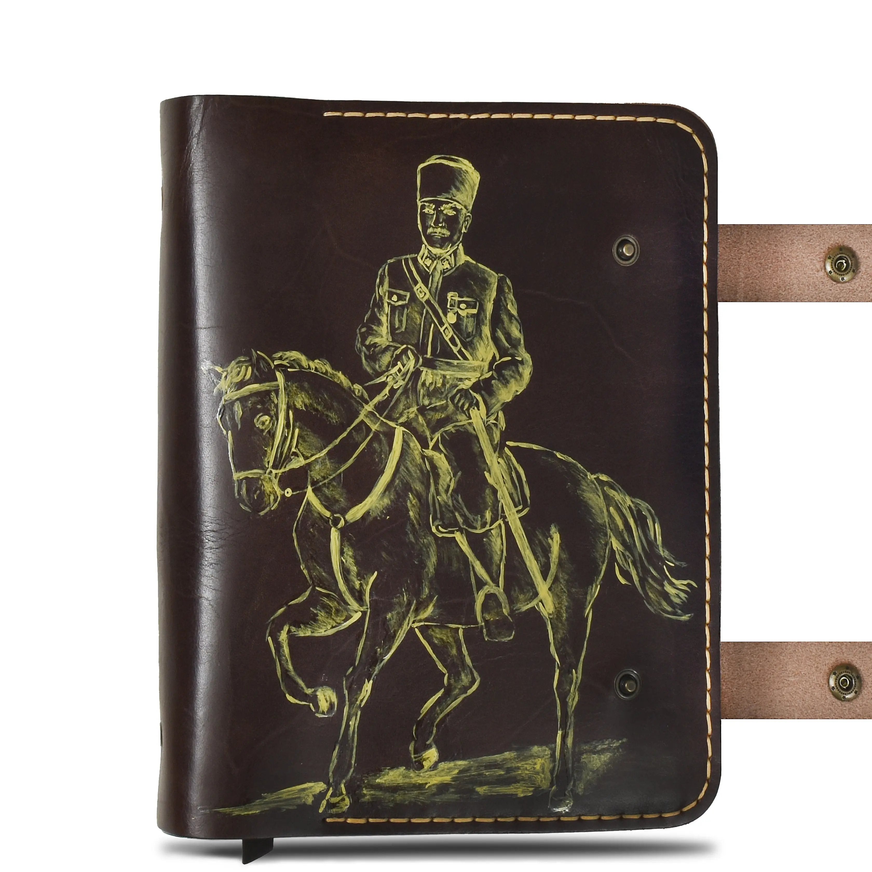 "Parla A5-Chocolate" ATATÜRK Limitli Seri 1 / Sulu Boya ile İsim Yazma, Ayraç, Anahtarlık Hediye Kargo, İsim Kazıma, Hediye Paketi Ücretsiz !