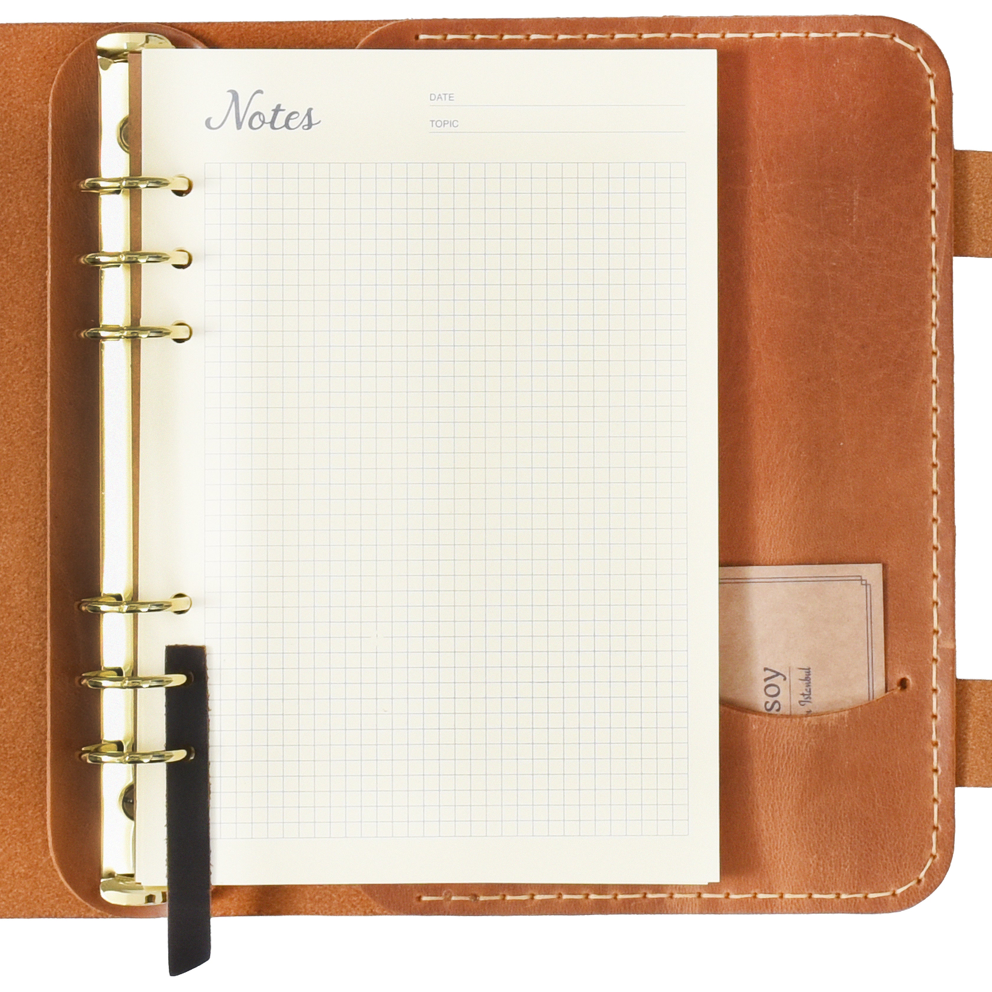 "Güneri A5 Pro" Lüks Hakiki Deri Organizer