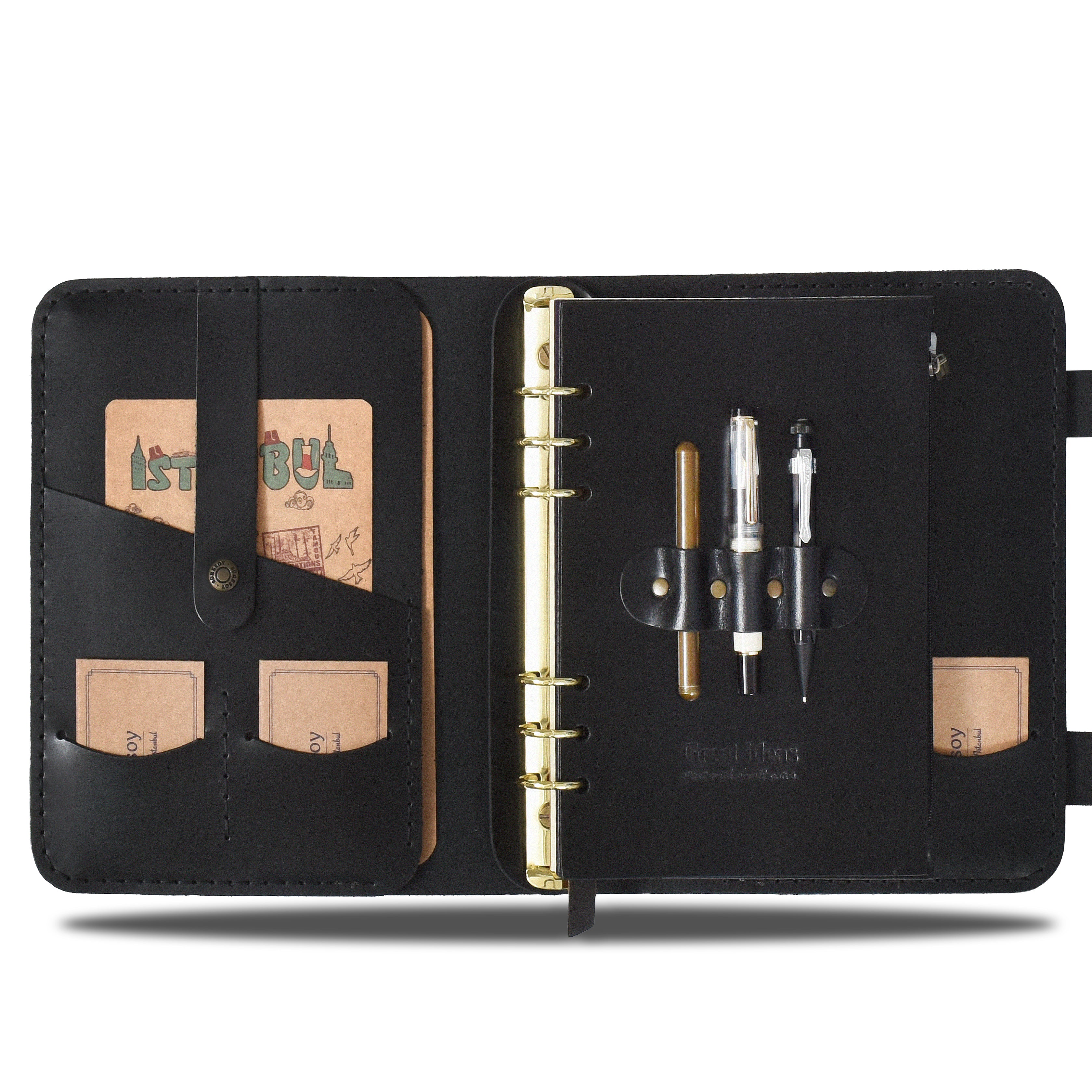 "Güneri A5 Pro" Lüks Hakiki Deri Organizer