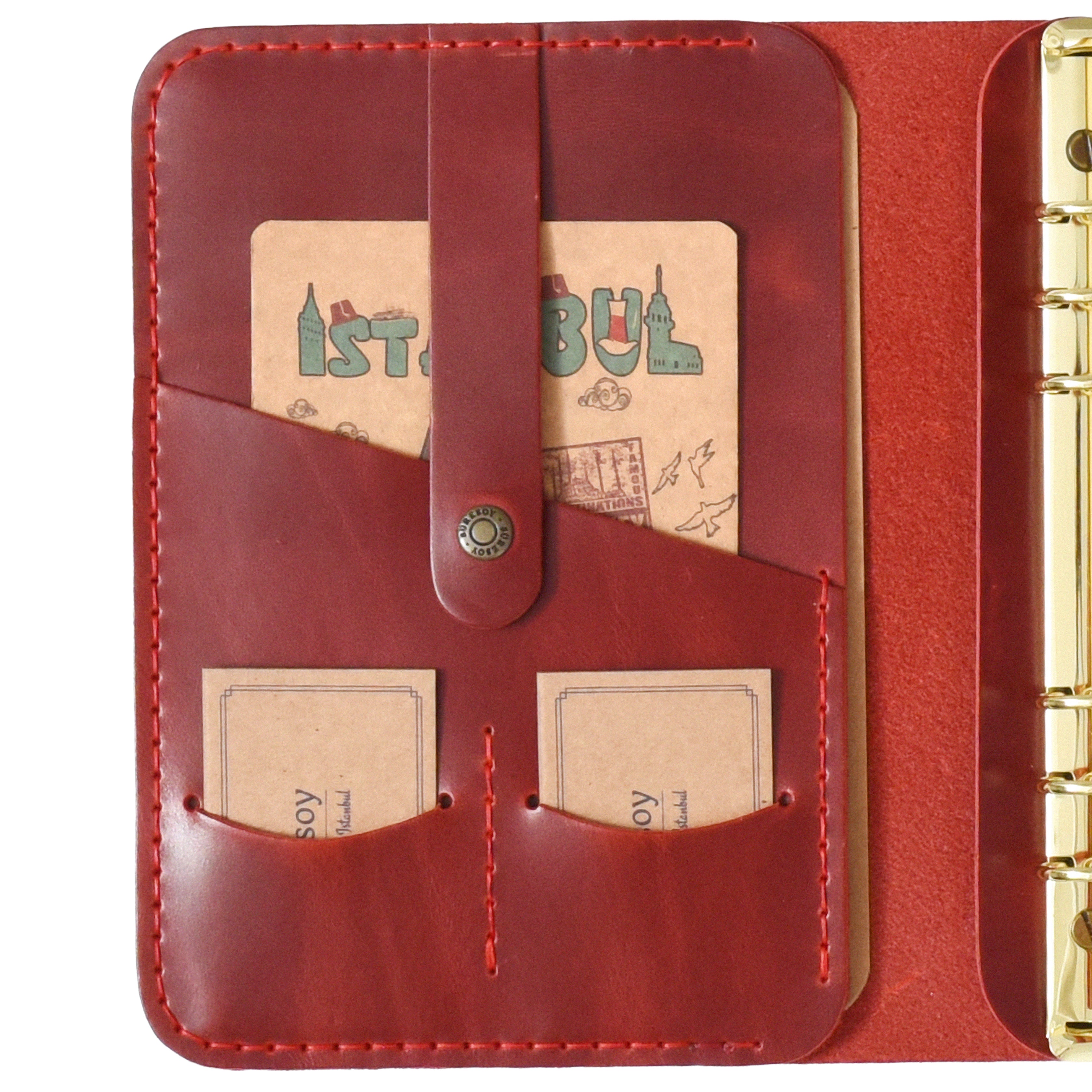 "Güneri A5 Pro" Lüks Hakiki Deri Organizer