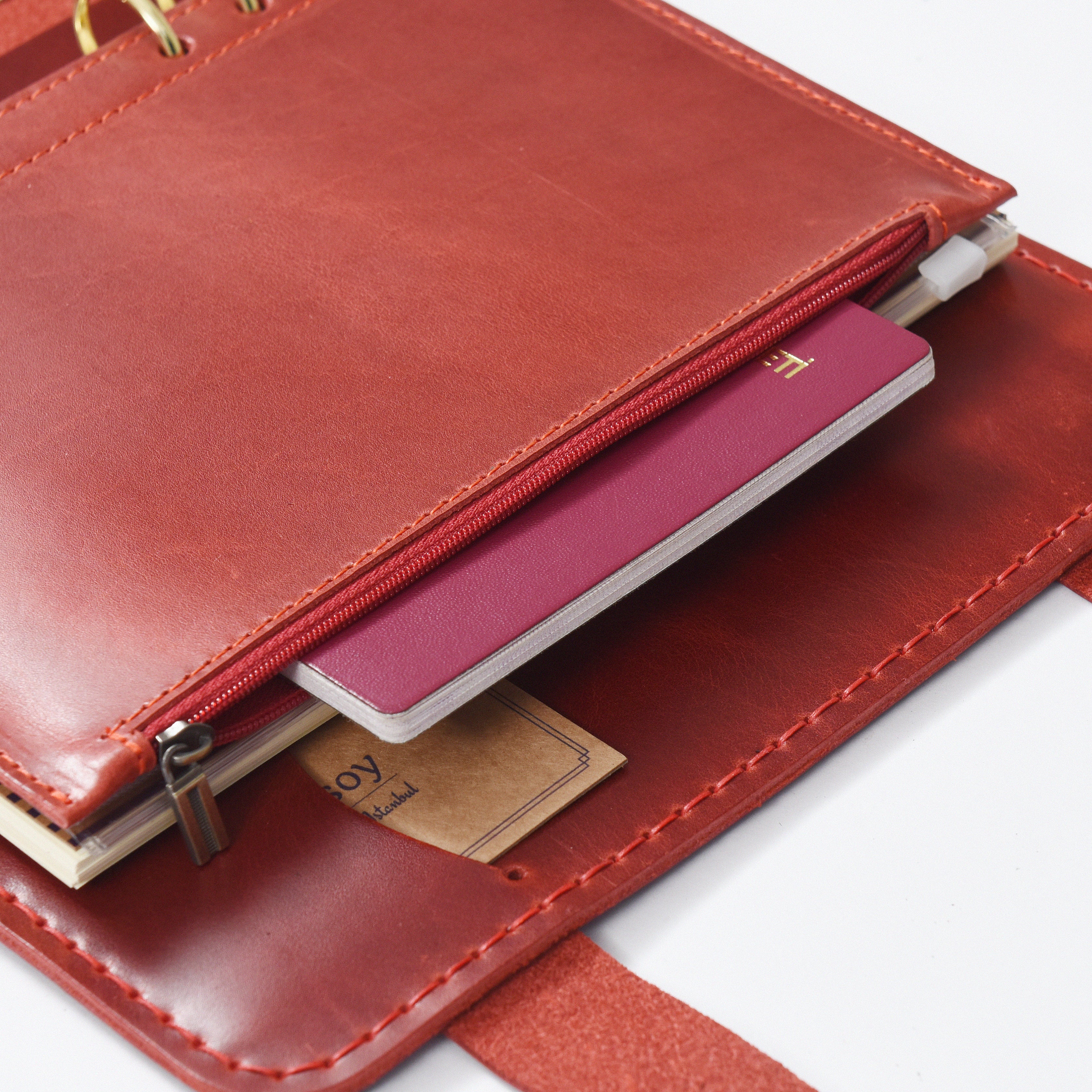 "Güneri A5 Pro" Lüks Hakiki Deri Organizer