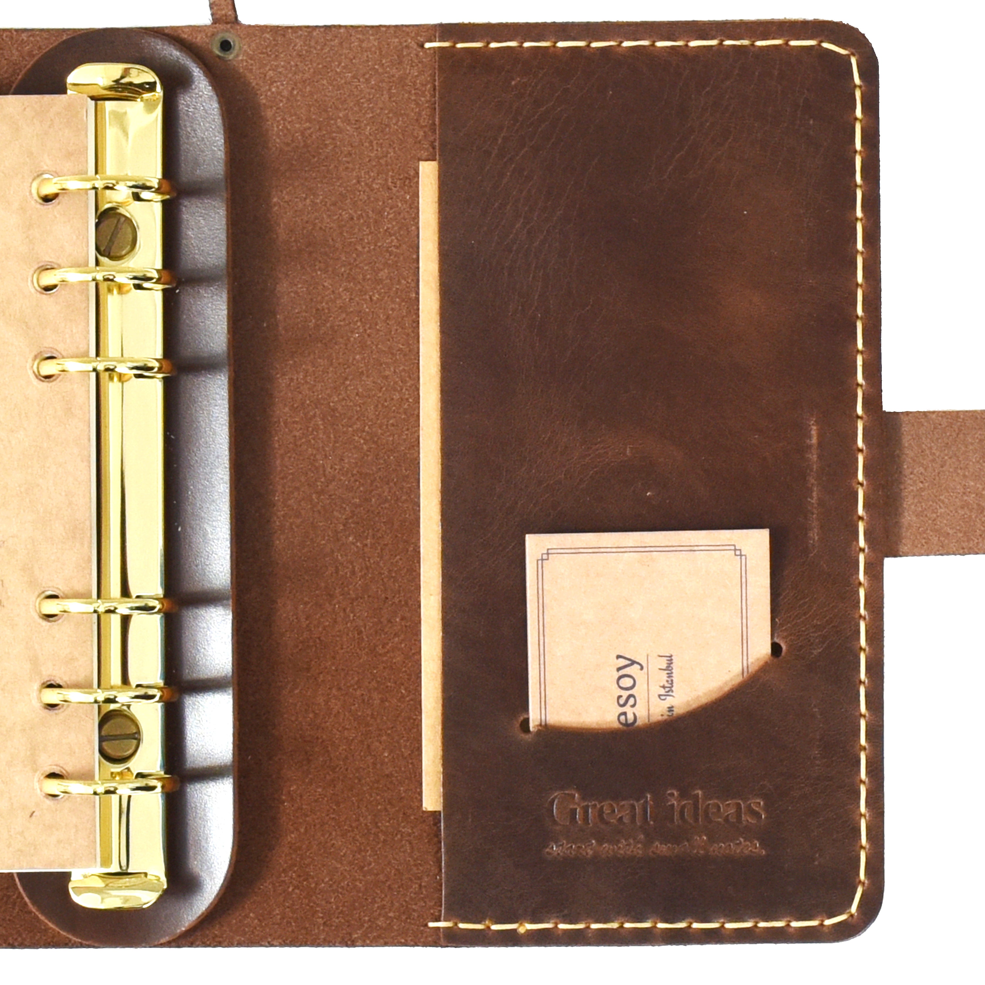 "Aydem A6 Pro" Lüks Hakiki Deri Organizer