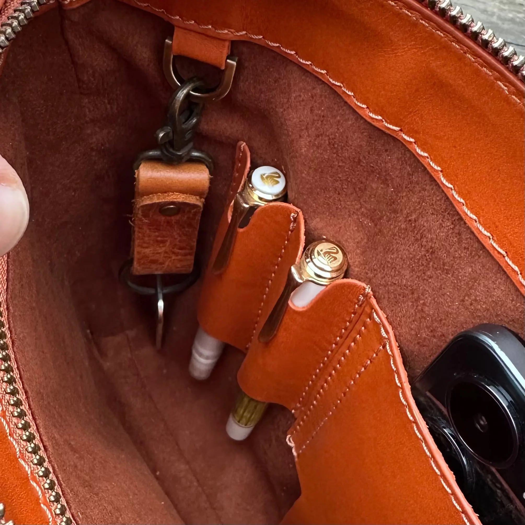 "Andaç" Lüks Hakiki Deri Çanta / Anahtarlık Hediye Kargo, İsim Kazıma, Hediye Paketi Ücretsiz !