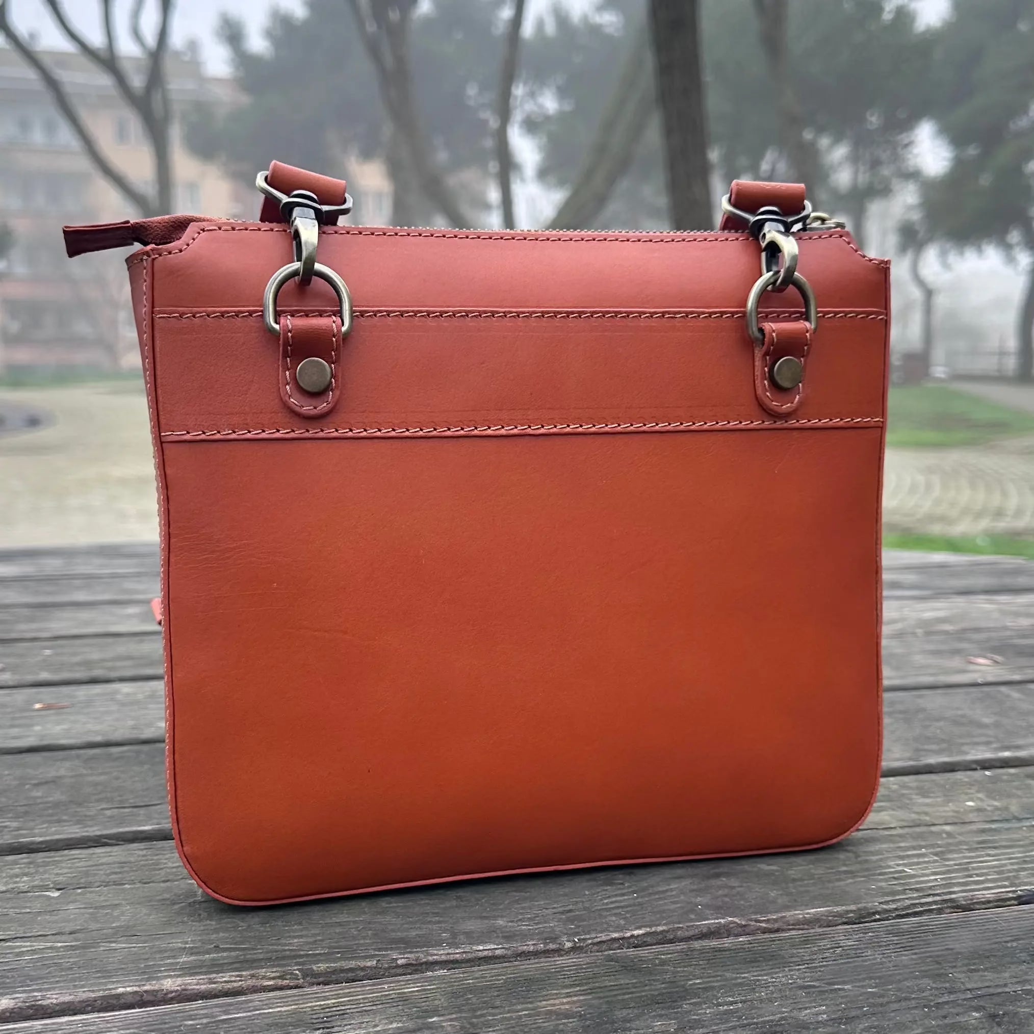 "Andaç" Lüks Hakiki Deri Çanta / Anahtarlık Hediye Kargo, İsim Kazıma, Hediye Paketi Ücretsiz !