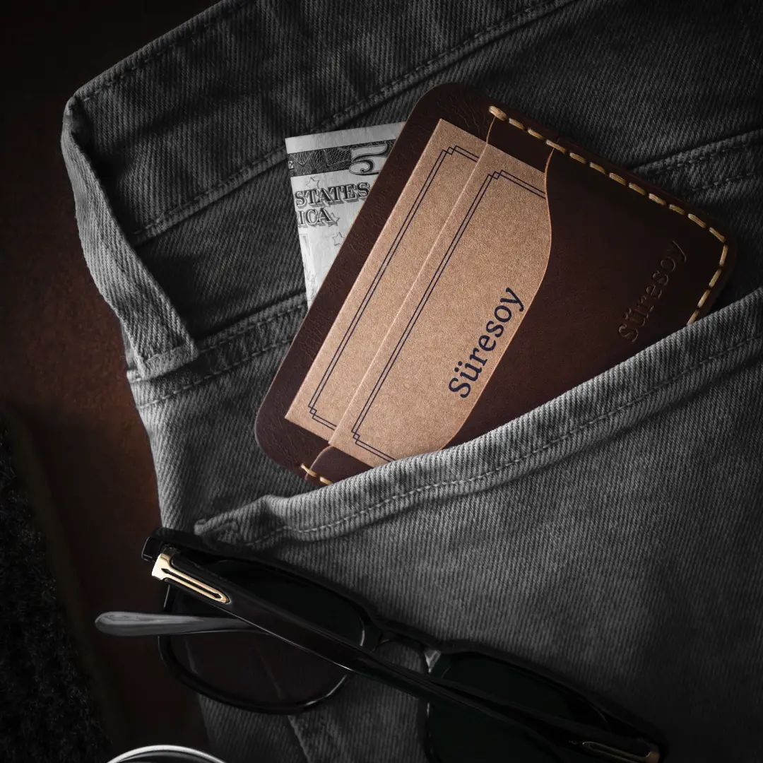 "Pamir-Caramel🍯" Lüks Hakiki Deri Kartlık / Anahtarlık Hediye Kargo, İsim Kazıma, Hediye Paketi Ücretsiz !