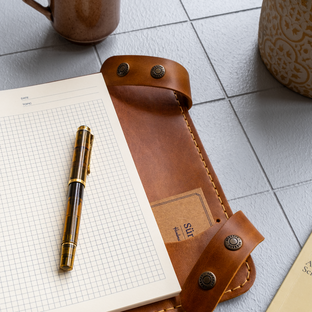 "Güneri A5 Pro" Lüks Hakiki Deri Organizer