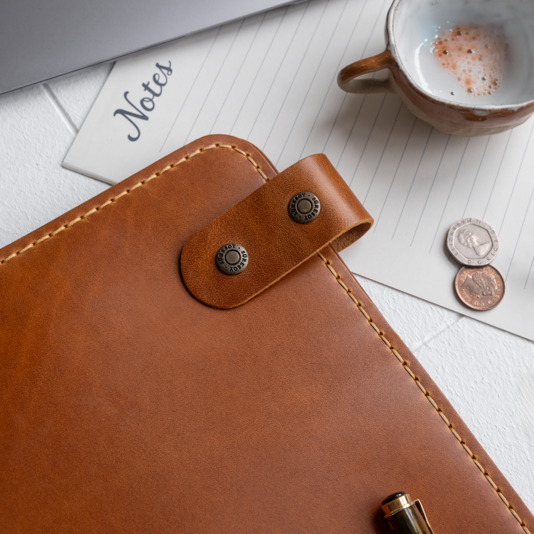 "Artunç XL" Lüks Hakiki Deri Organizer & Macbook - İPad Kılıfı