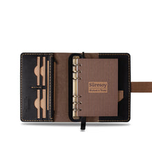 Görseli Galeri görüntüleyiciye yükleyin, &quot;Aydem A6 Pro-Chocolate🍫&quot; Lüks Hakiki Deri Organizer / Çizgili Bloknot, İsim Yazma, Şık Hediye Paketi, Anahtarlık ve Kargo Ücretsiz !
