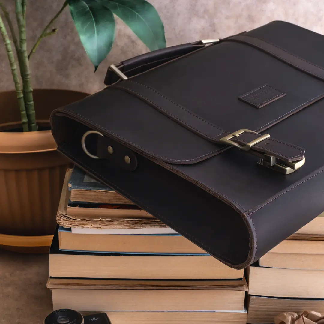 "Temur XL - Chocolate🍫" Lüks Evrak Çantası / Anahtarlık Hediye Kargo, İsim Kazıma, Hediye Paketi Ücretsiz !