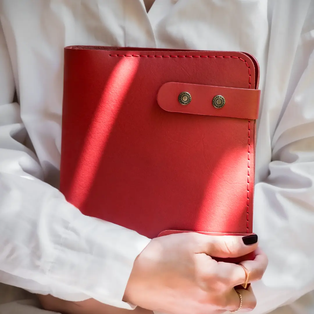 "Parla A5 Pro-Kırmızı" Lüks Hakiki Deri Organizer / Çizgili Bloknot, Ayraç, Anahtarlık Hediye Kargo, İsim Kazıma, Hediye Paketi Ücretsiz !