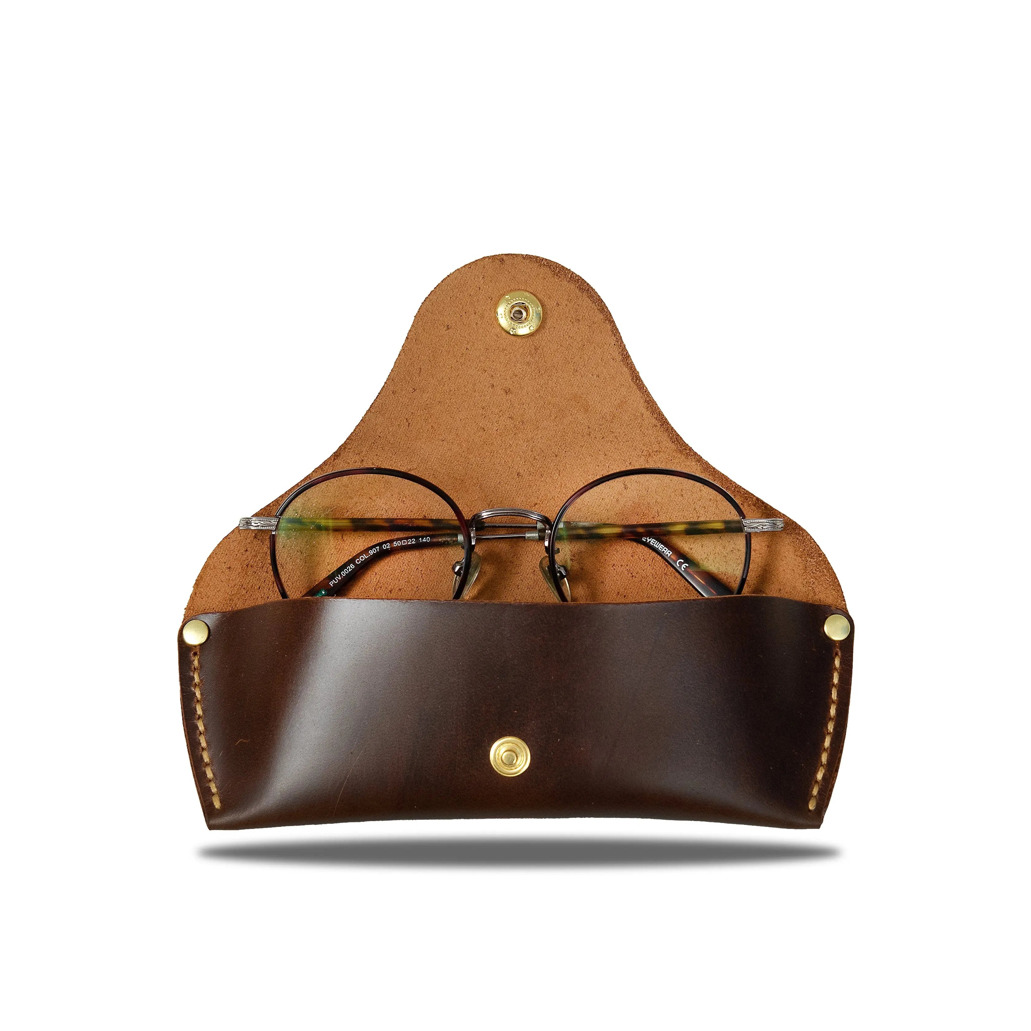 "Ongan - Caramel🍯" Lüks Hakiki Deri Gözlük Kılıfı / Anahtarlık Hediye Kargo, İsim Kazıma, Hediye Paketi Ücretsiz !