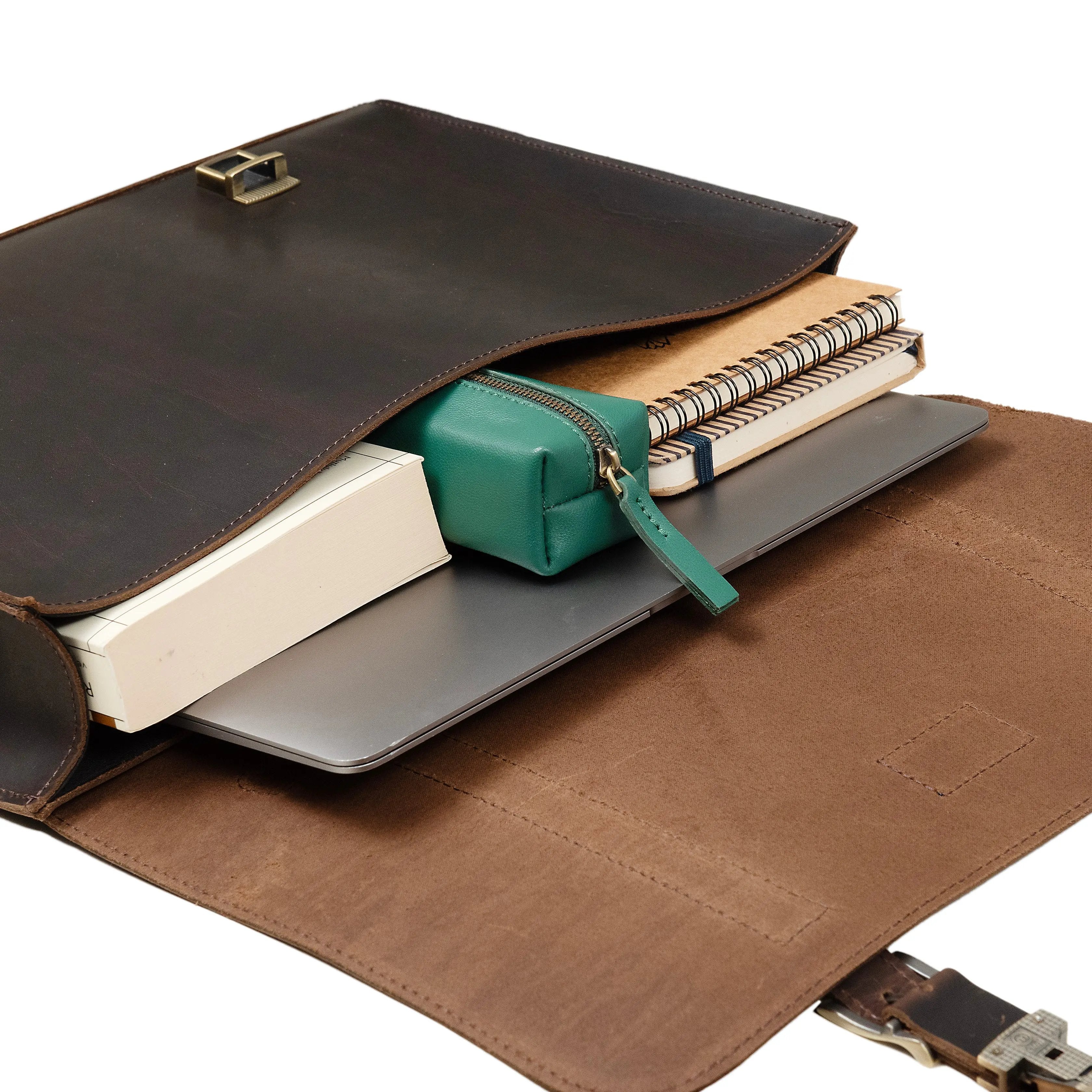 "Temur XL - Chocolate🍫" Lüks Evrak Çantası / Anahtarlık Hediye Kargo, İsim Kazıma, Hediye Paketi Ücretsiz !