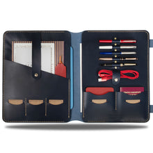 Görseli Galeri görüntüleyiciye yükleyin, &quot;Artunç XL-Lacivert&quot; Lüks Hakiki Deri Organizer &amp; Macbook - İPad Kılıfı / İsim Yazma, Şık Hediye Paketi, Ayraç, Anahtarlık ve Kargo Ücretsiz !
