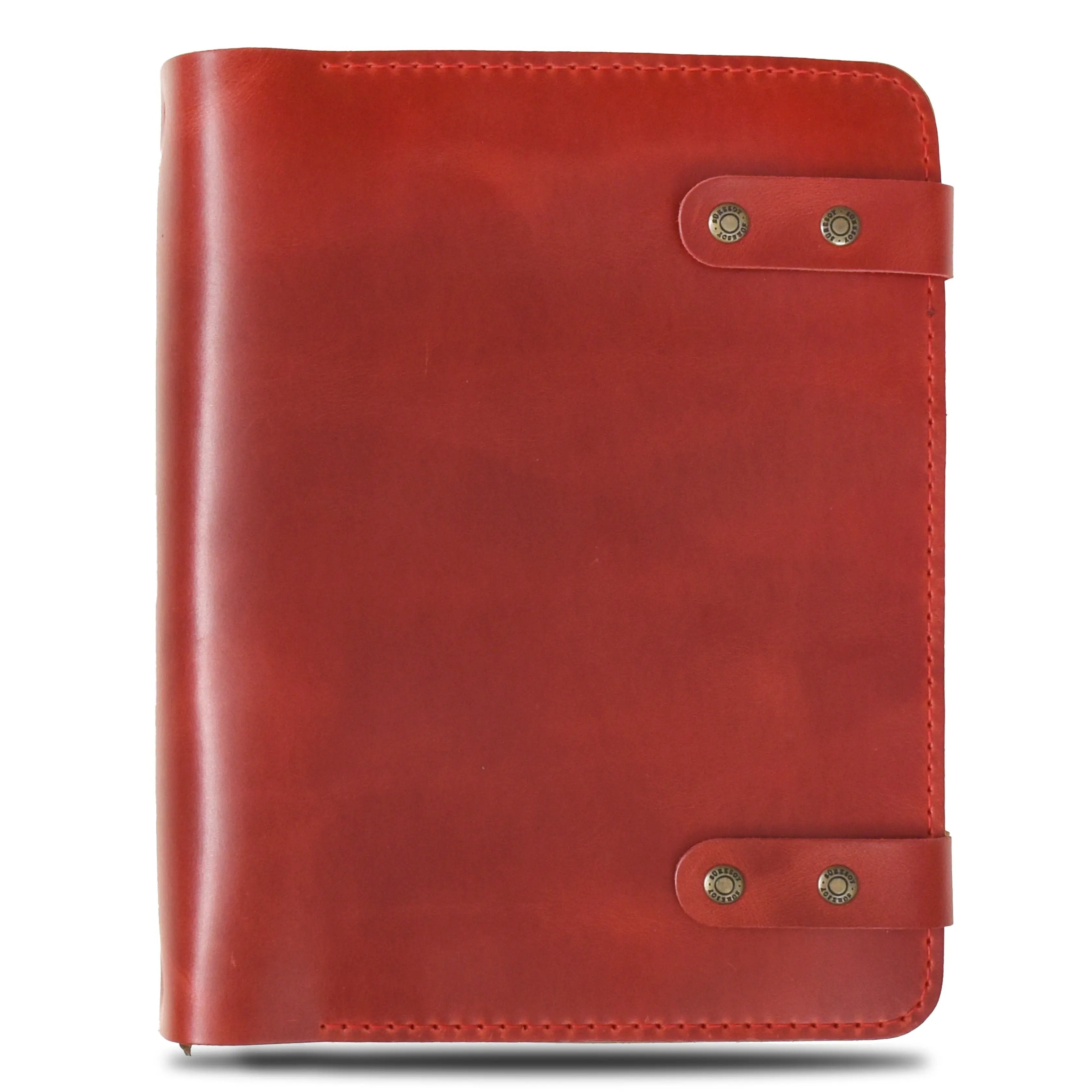 "Güneri A4 Pro-Antik Kırmızı" Lüks Hakiki Deri Organizer / Çizgisiz Bloknot, Ayraç, Anahtarlık Hediye Kargo, İsim Kazıma, Hediye Paketi Ücretsiz !