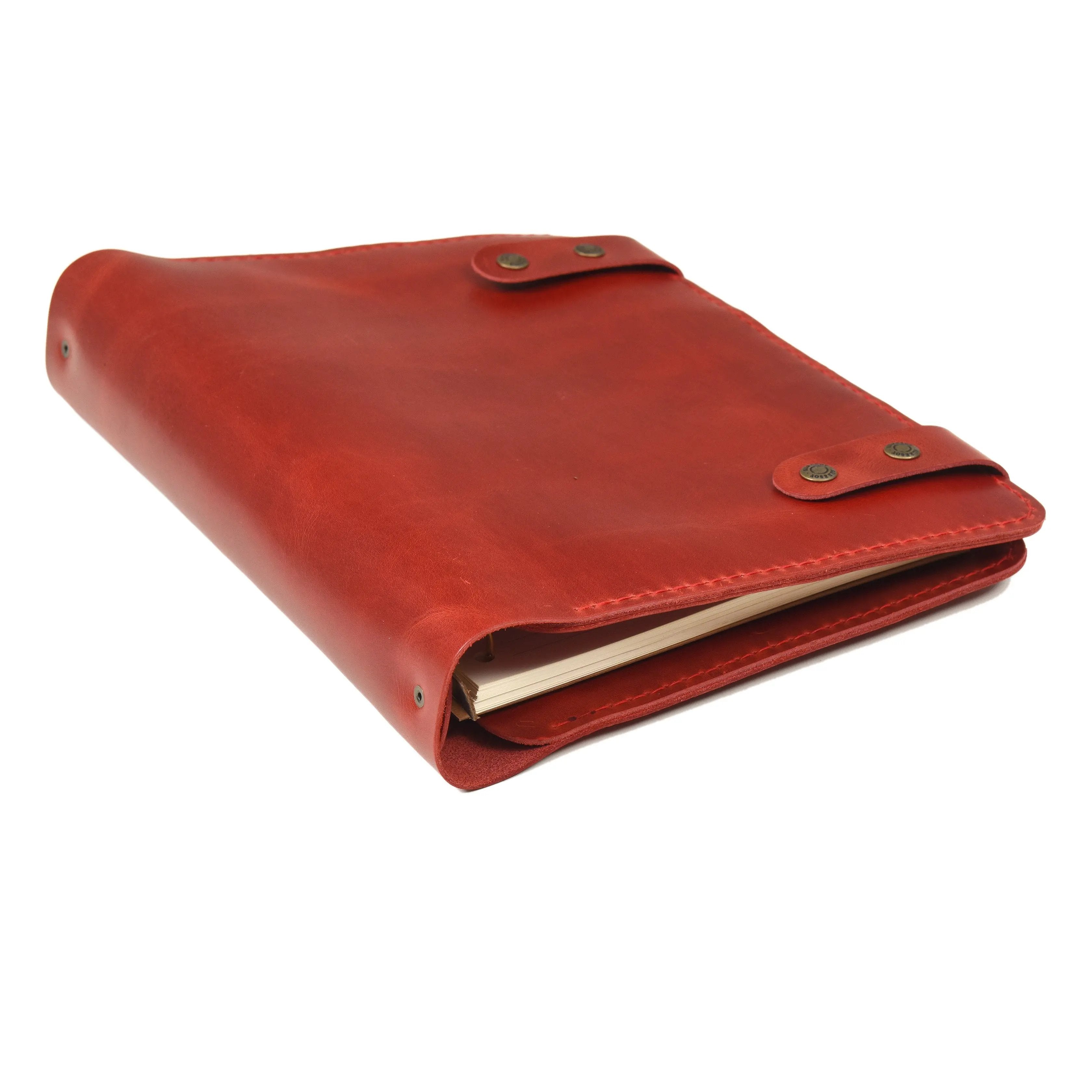 "Güneri A4 Pro-Antik Kırmızı" Lüks Hakiki Deri Organizer / Çizgisiz Bloknot, Ayraç, Anahtarlık Hediye Kargo, İsim Kazıma, Hediye Paketi Ücretsiz !