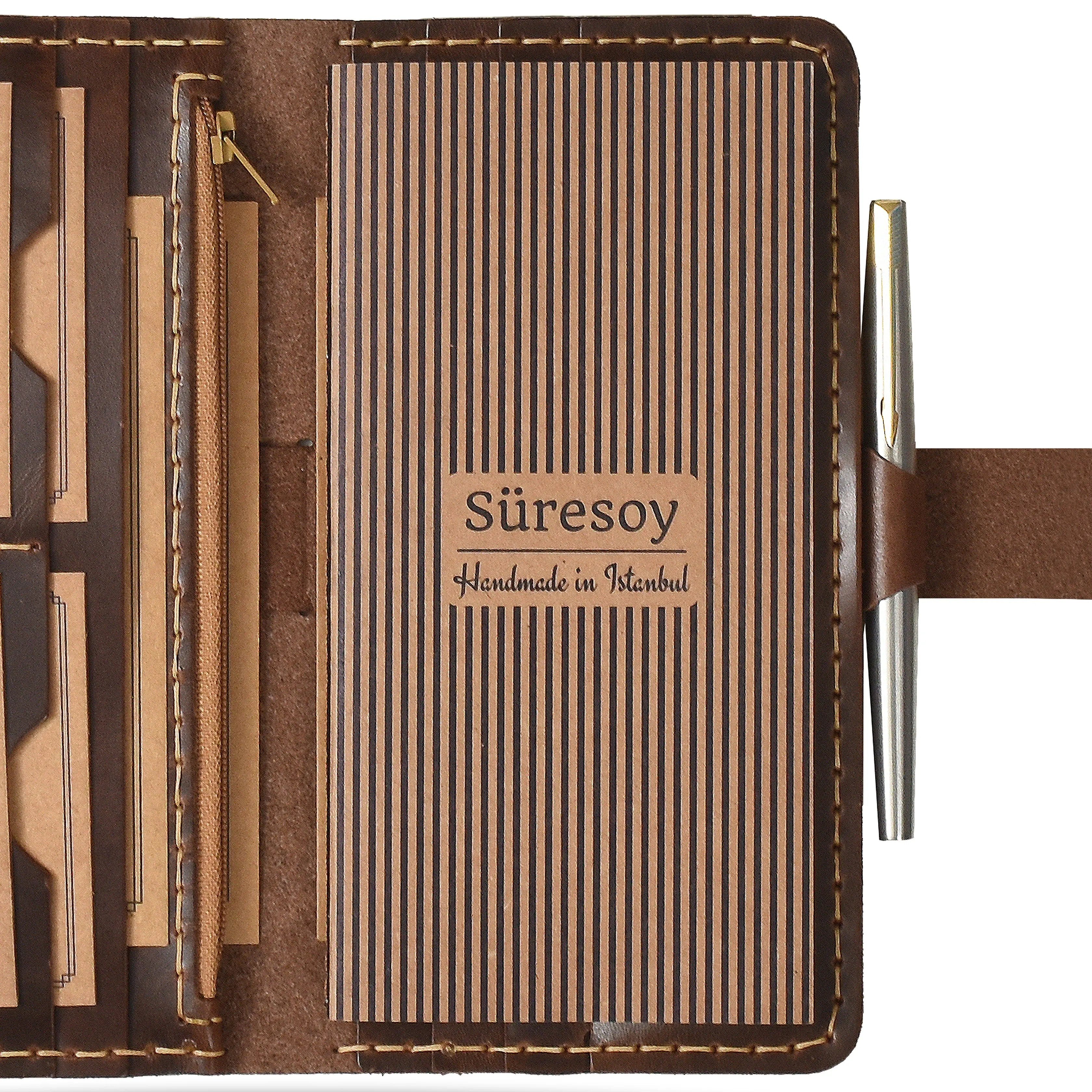 "Seren Pro-Antik Kahve" Lüks Hakiki Deri Uzun Cüzdan, Organizer / Kareli Defter, Ayraç, Anahtarlık Hediye Kargo, İsim Kazıma, Hediye Paketi Ücretsiz !