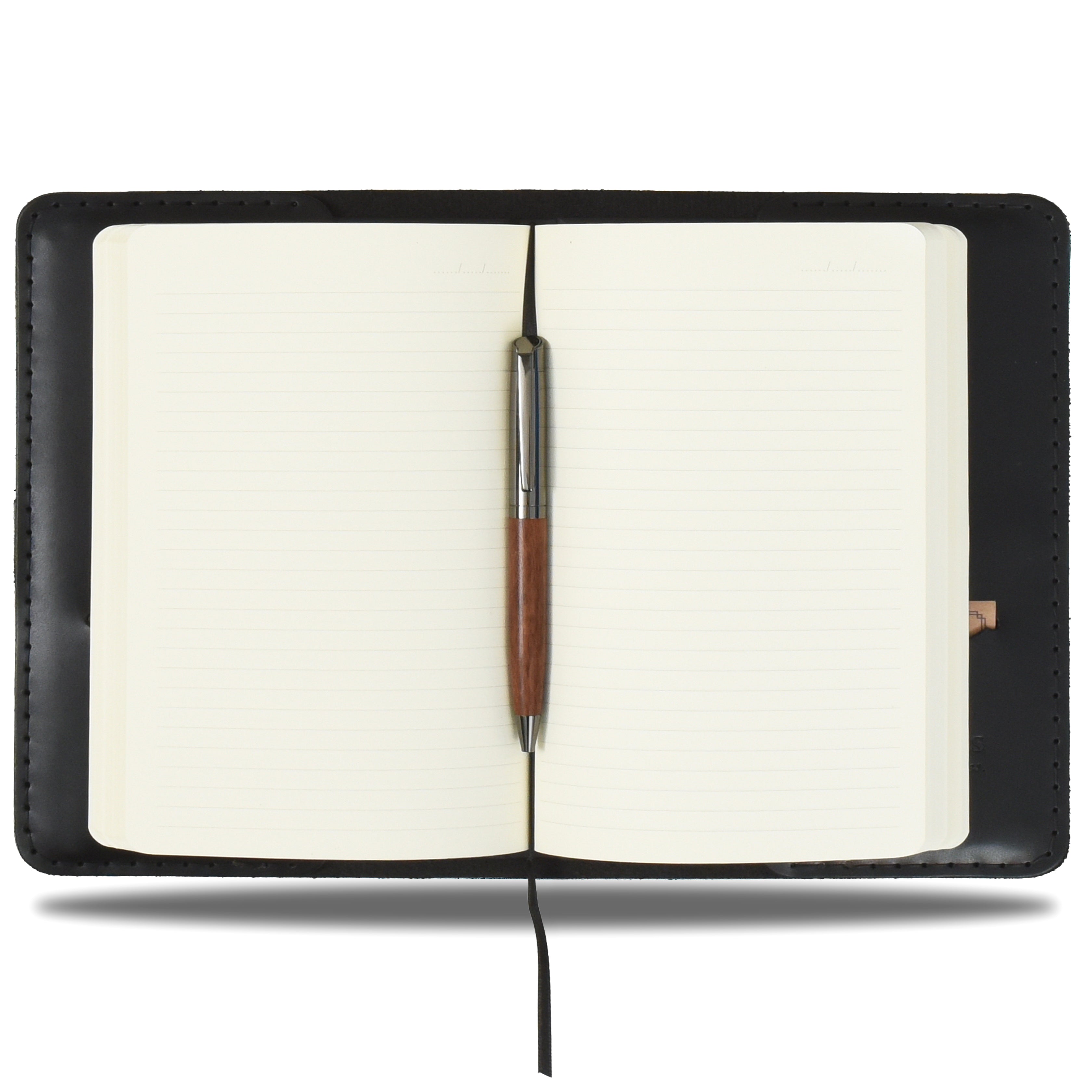 "Talu" Lüks Hakiki Deri A5 Defter Kılıfı / Çizgili Defter, Ayraç ve Anahtarlık Hediye