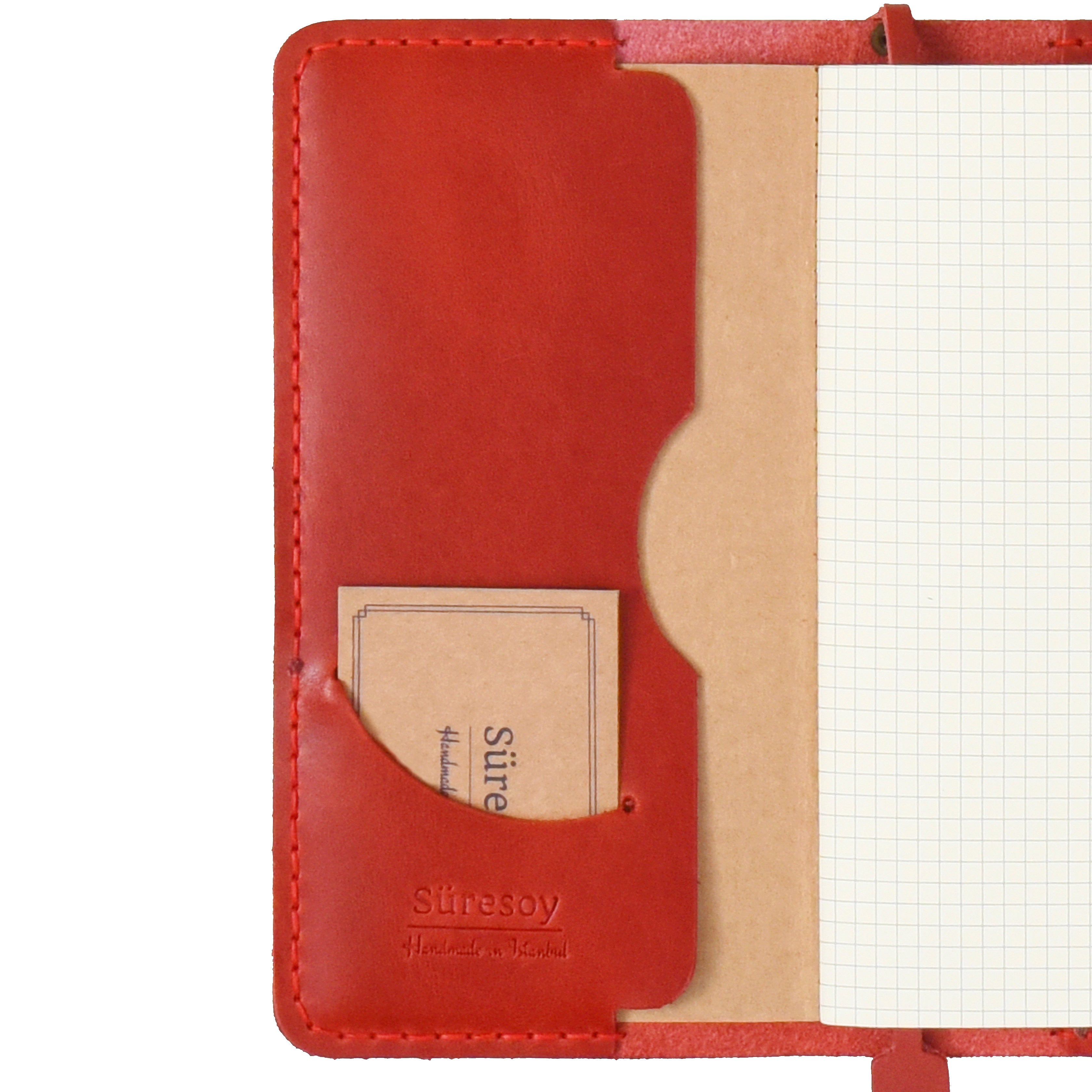 "Ongün" Lüks Hakiki Deri Defter Kılıfı / Anahtarlık Hediye