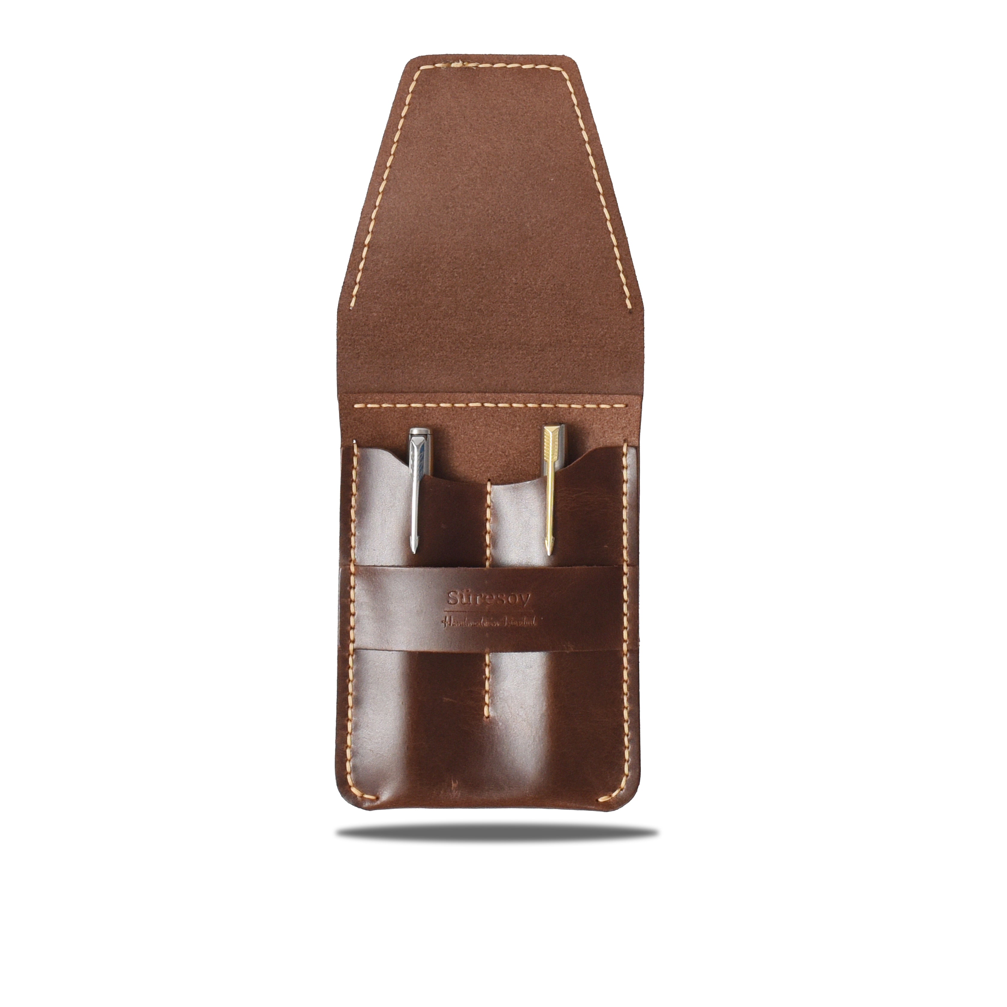 "Yazğan" Lüks Hakiki Kalem Kılıfı / Anahtarlık Hediye