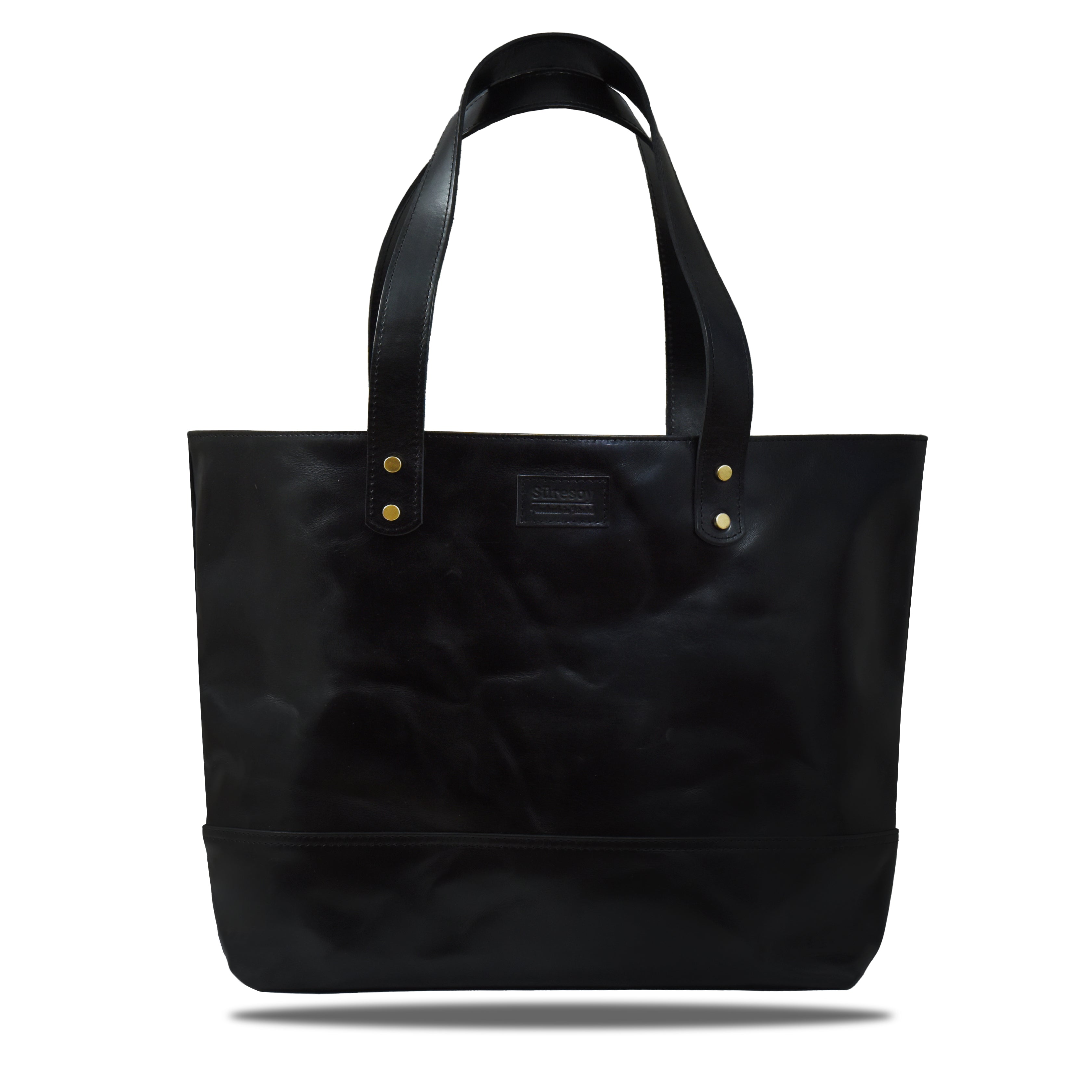 "Tomris" Lüks Hakiki Deri Fermuarlı Tote Bag Çanta / Anahtarlık Hediye